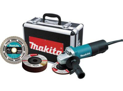 Makita 9557PBX1 4-1/2-Inch Angle Grinder with Aluminum Case